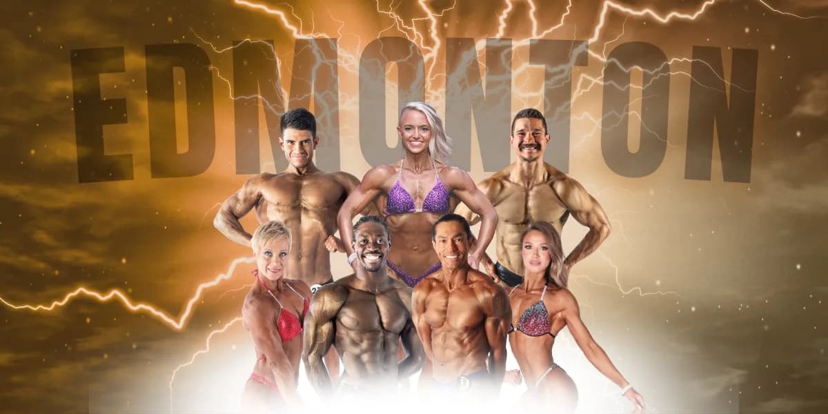 2026 WNBF Edmonton Fall Naturals event poster