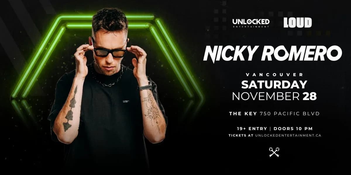 NICKY ROMERO event poster