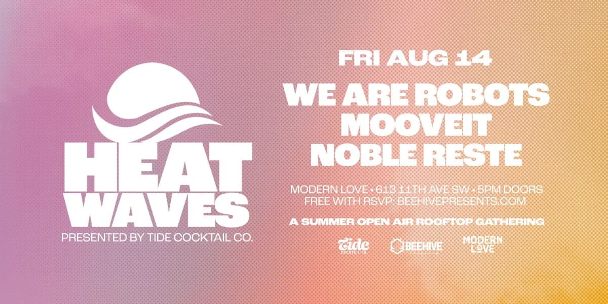 HEATWAVES • 08.14.26 event poster