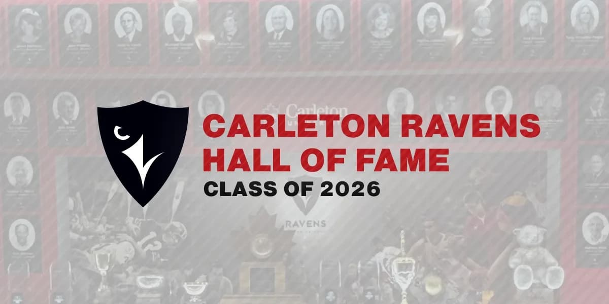 2026 Carleton University Athletics Hall of Fame Celebration event poster