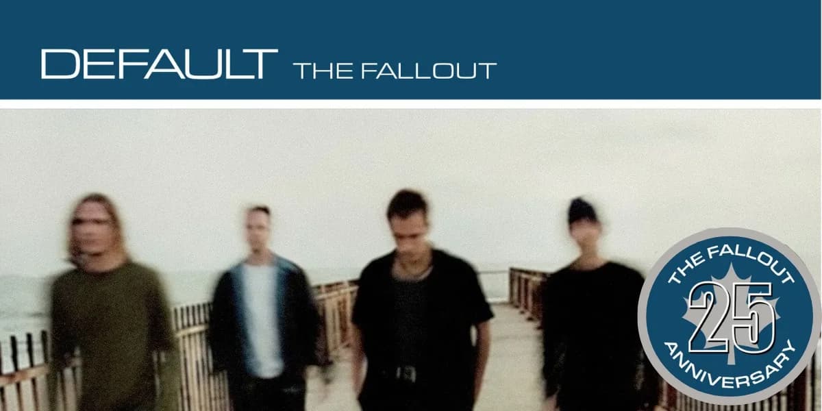 Default 'The Fallout' 25th Anniversary Tour event poster
