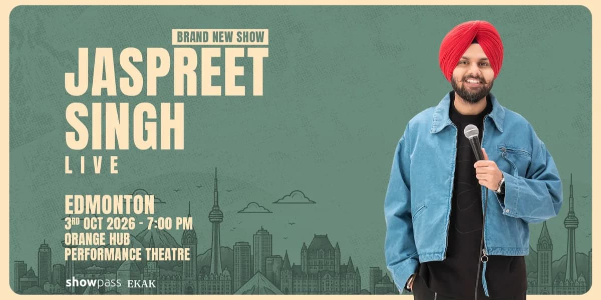 Jaspreet Singh Live (Brand New Show) - Edmonton event poster