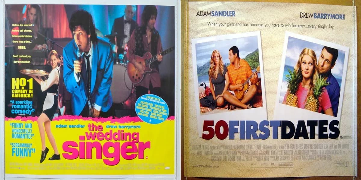 The Wedding Singer (1989) & 50 First Dates (2004) event poster