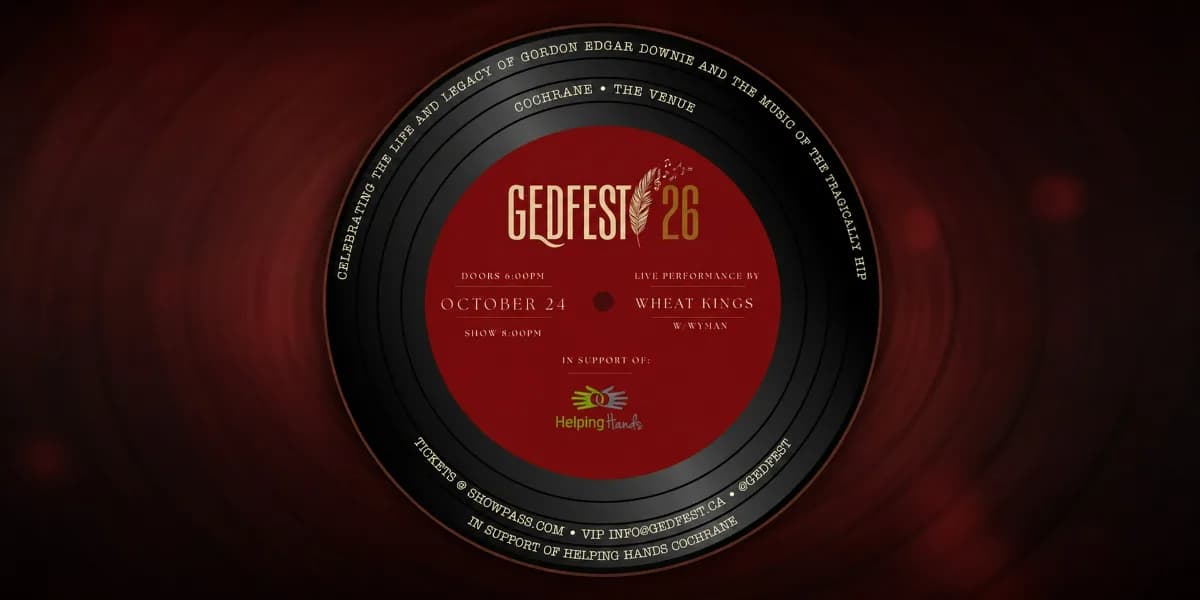 GEDfest Cochrane 2026 event poster
