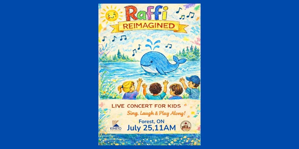 RAFFI REIMAGINED event poster
