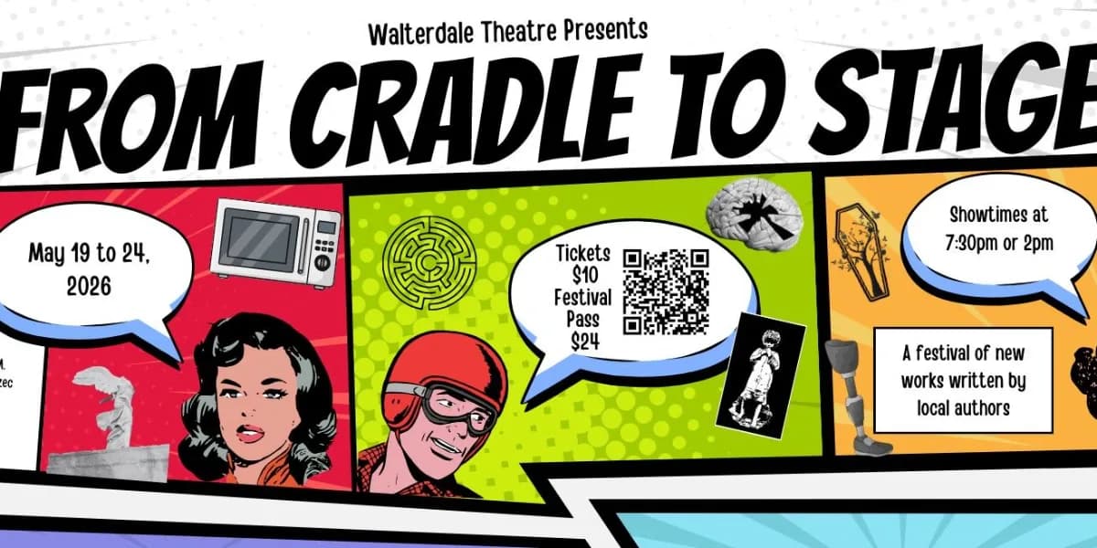 From Cradle to Stage 2026 - New Play Festival event poster