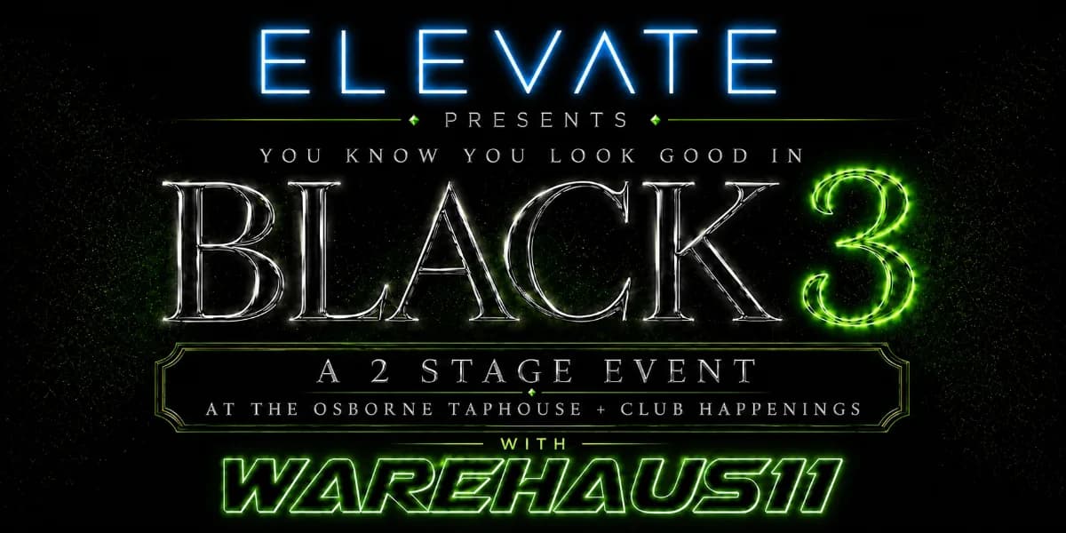 You Know You Look Good in Black 3 event poster