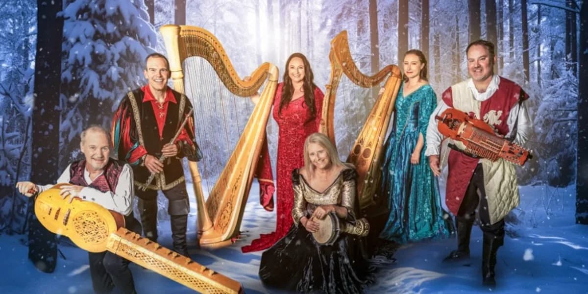 Winter Harp Victoria 2026 event poster