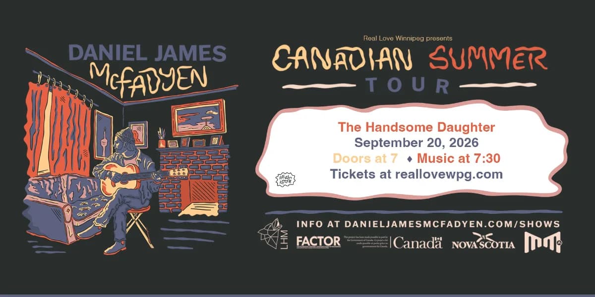 Daniel James McFadyen (Halifax) LIVE at The Handsome Daughter event poster