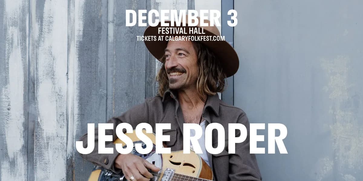 Jesse Roper - early show event poster