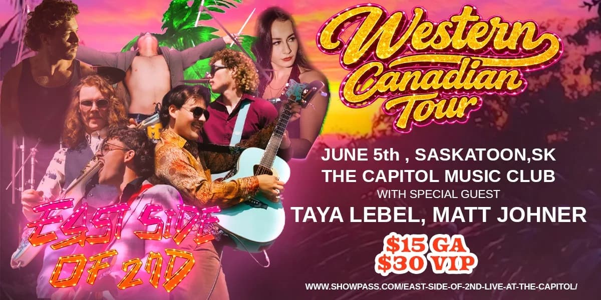 East Side of 2nd - Live at the Capitol event poster