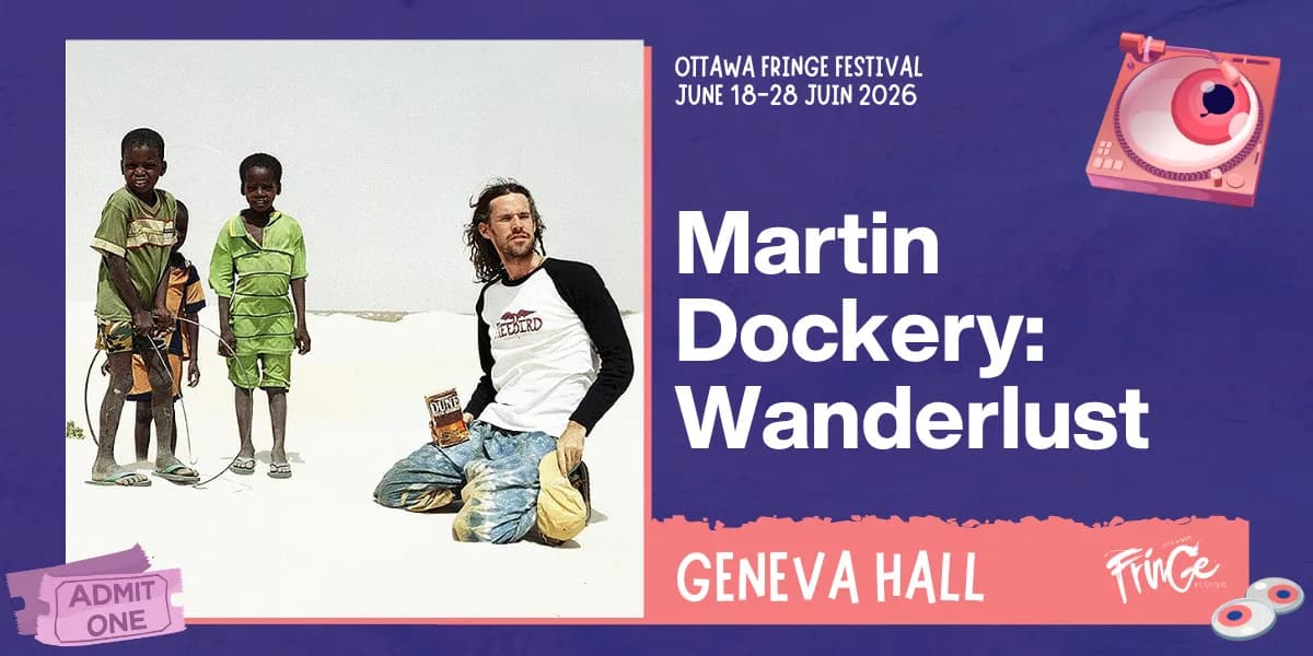 Martin Dockery: Wanderlust event poster