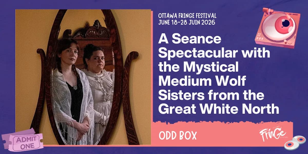 A Seance Spectacular with the Mystical Medium Wolf Sisters event poster