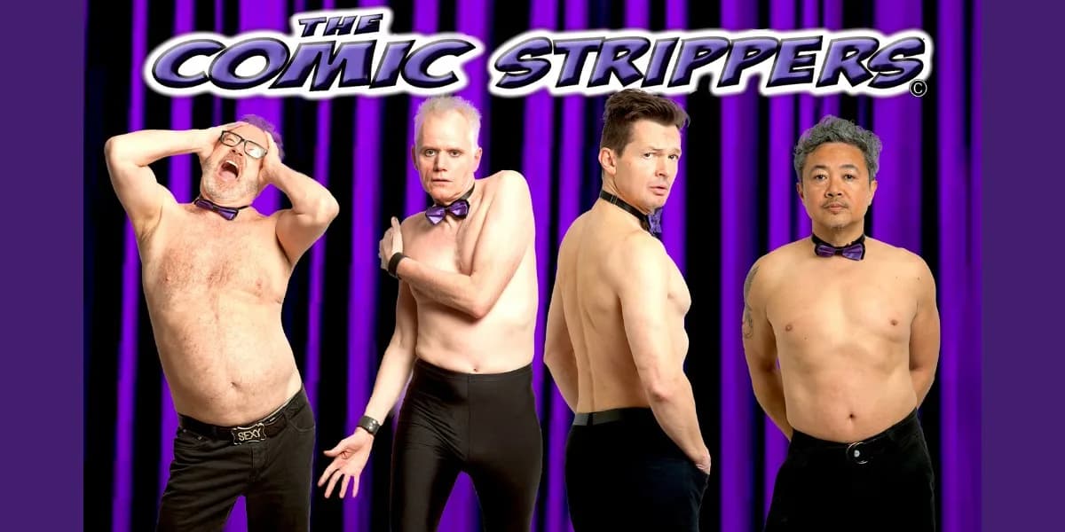 Shantero Productions presents The Comic Strippers (19+) event poster