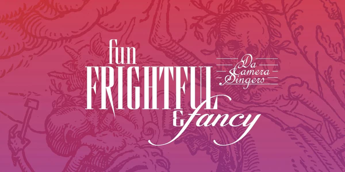 fun, frightful & fancy event poster