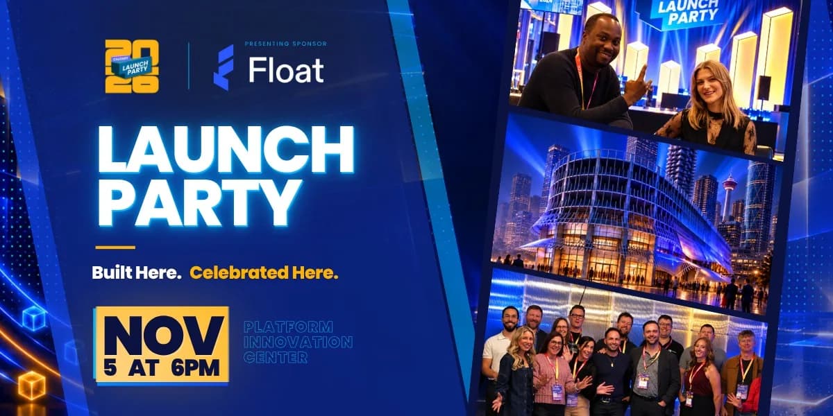 Calgary Launch Party 2026 Presented by Float event poster