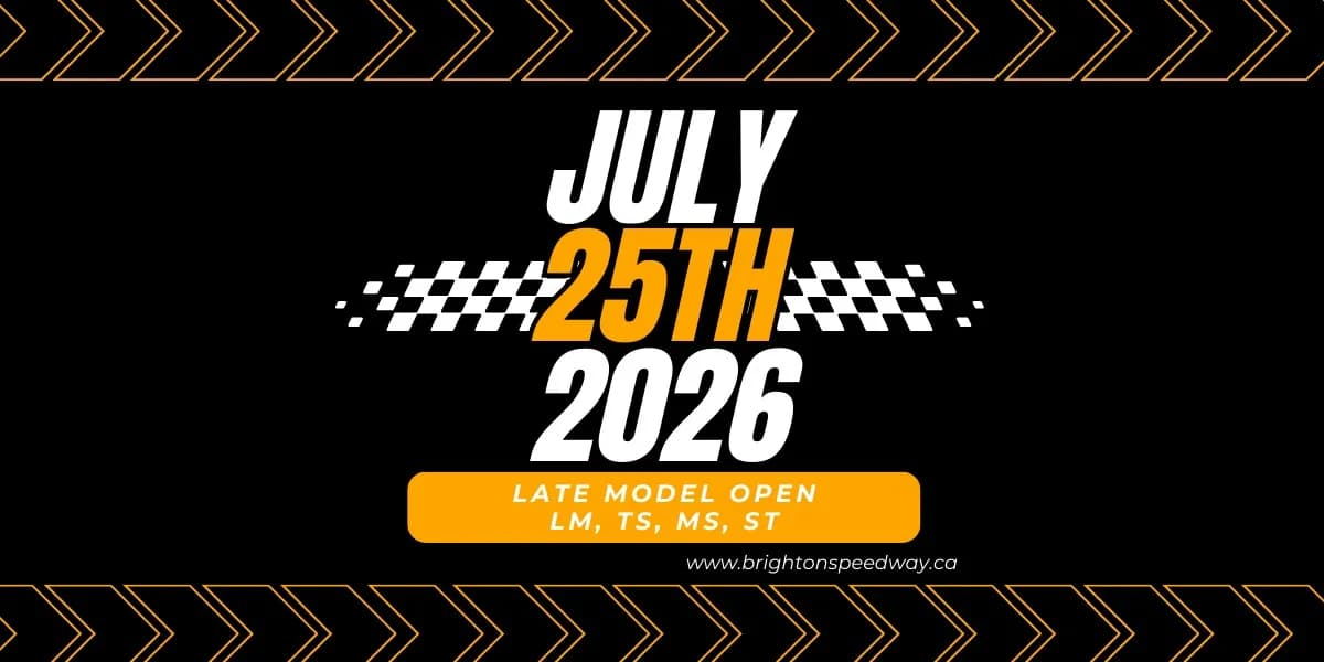 RACE 13- July 25 event poster