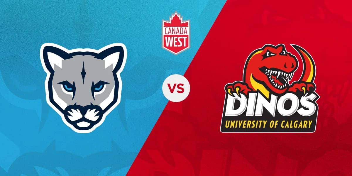 UCalgary Dinos Men's Soccer vs. Mount Royal Cougars event poster