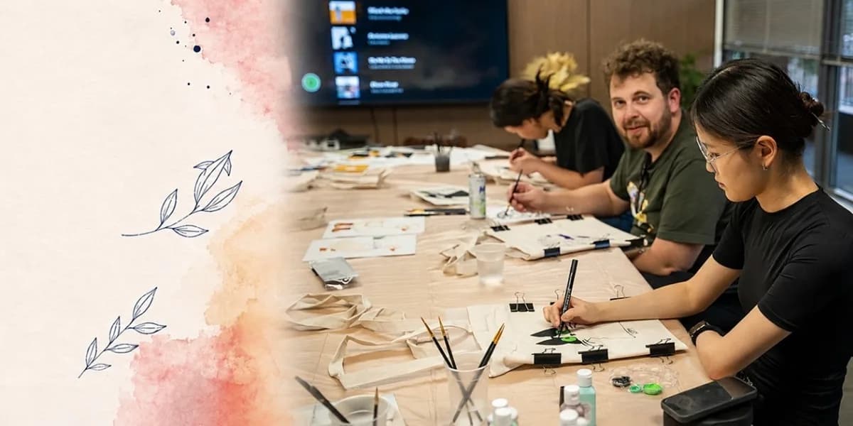 Design Your Dream Tote Bag: A Guided Painting Workshop event poster