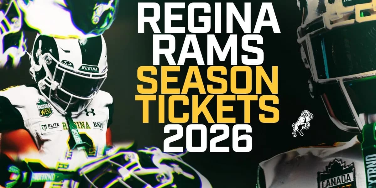 Regina Rams 2026 Season Tickets event poster