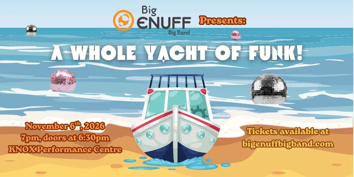 A Whole Yacht of Funk! event poster