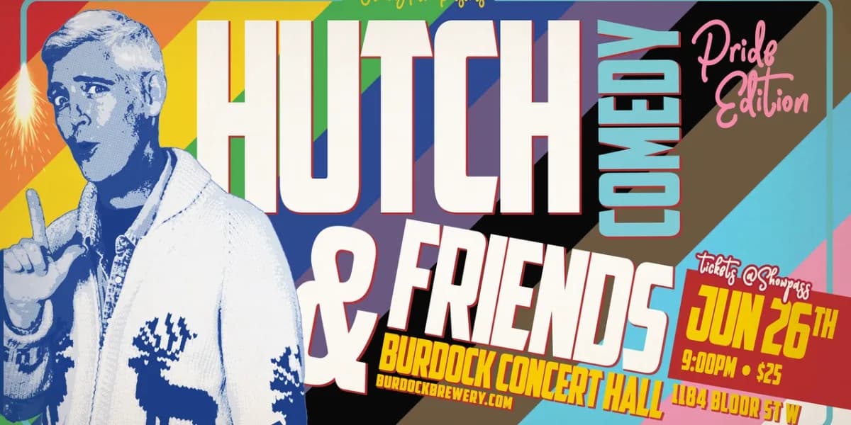 Hutch & Friends Pride Edition event poster