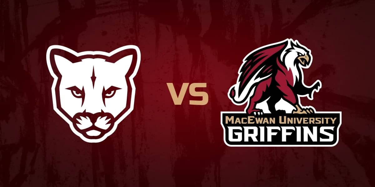 MacEwan Griffins Basketball vs. MRU Cougars event poster