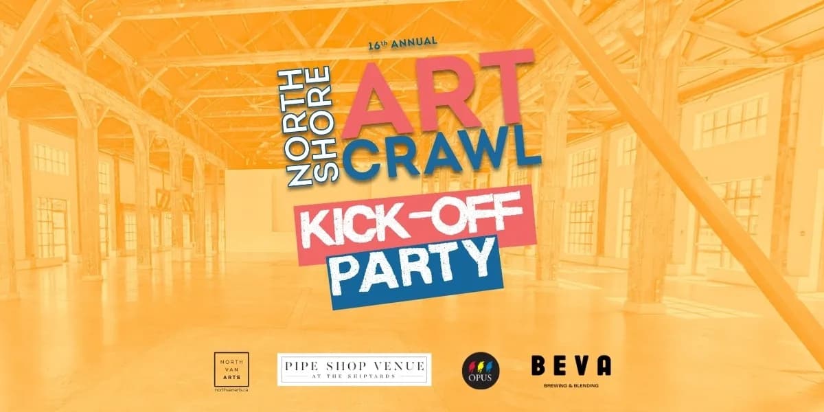 North Shore Art Crawl Kick-Off Party (19+) event poster