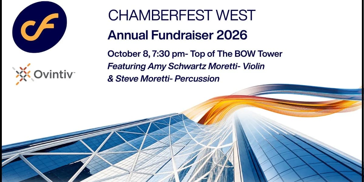 ChamberFest West Annual Fundraiser 2026 event poster