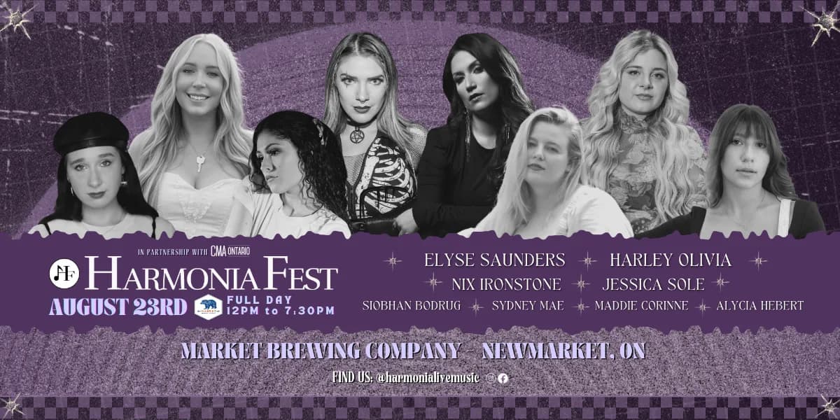 HarmoniaFest 2026 event poster