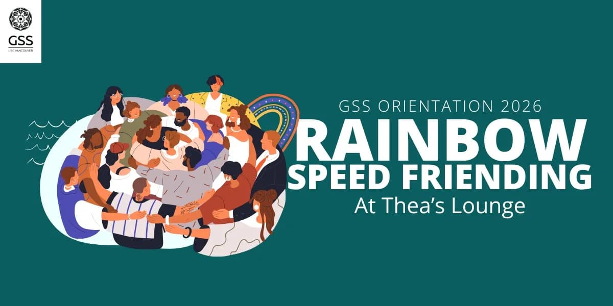 Rainbow Speed Friending event poster