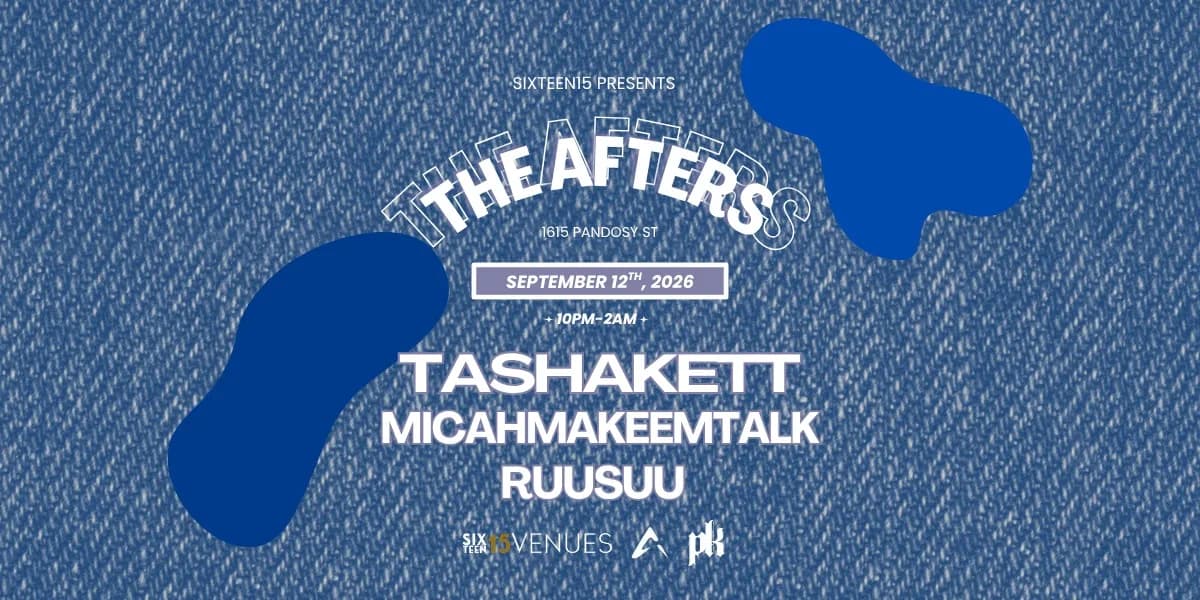 THE AFTERS event poster