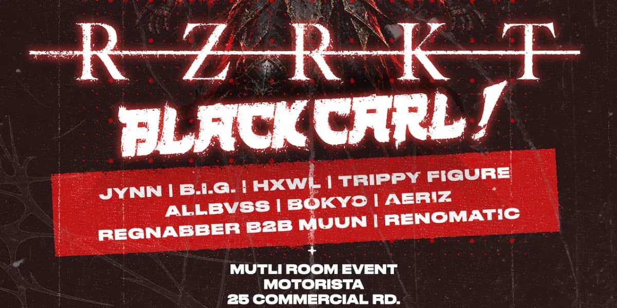 THE HAUNTING: RZRKT event poster