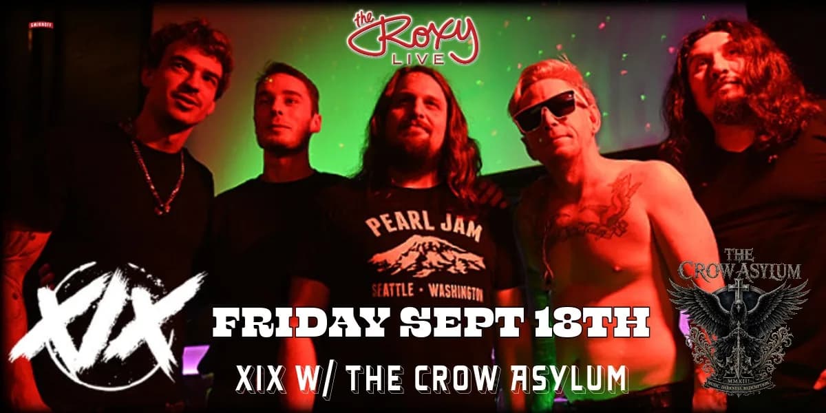 XIX / THE CROW ASYLUM event poster