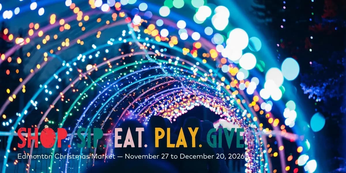 Edmonton Christmas Market event poster