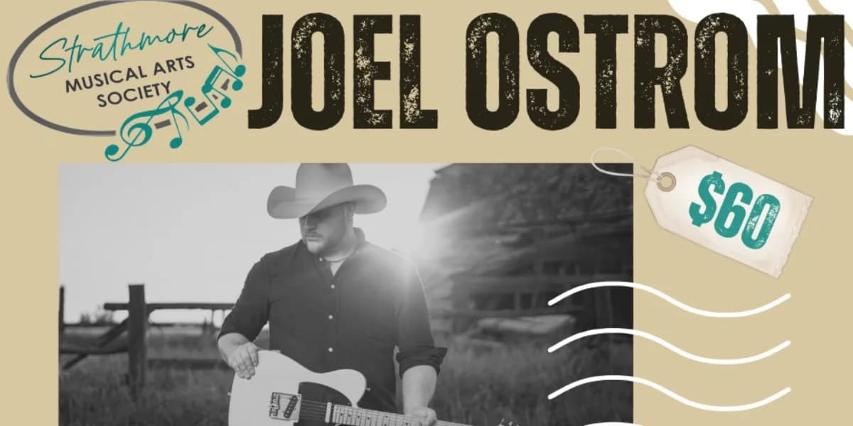 Joel Ostrom event poster