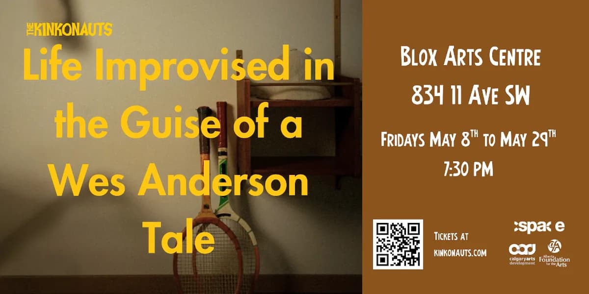 Life Improvised in the Guise of a Wes Anderson Tale event poster