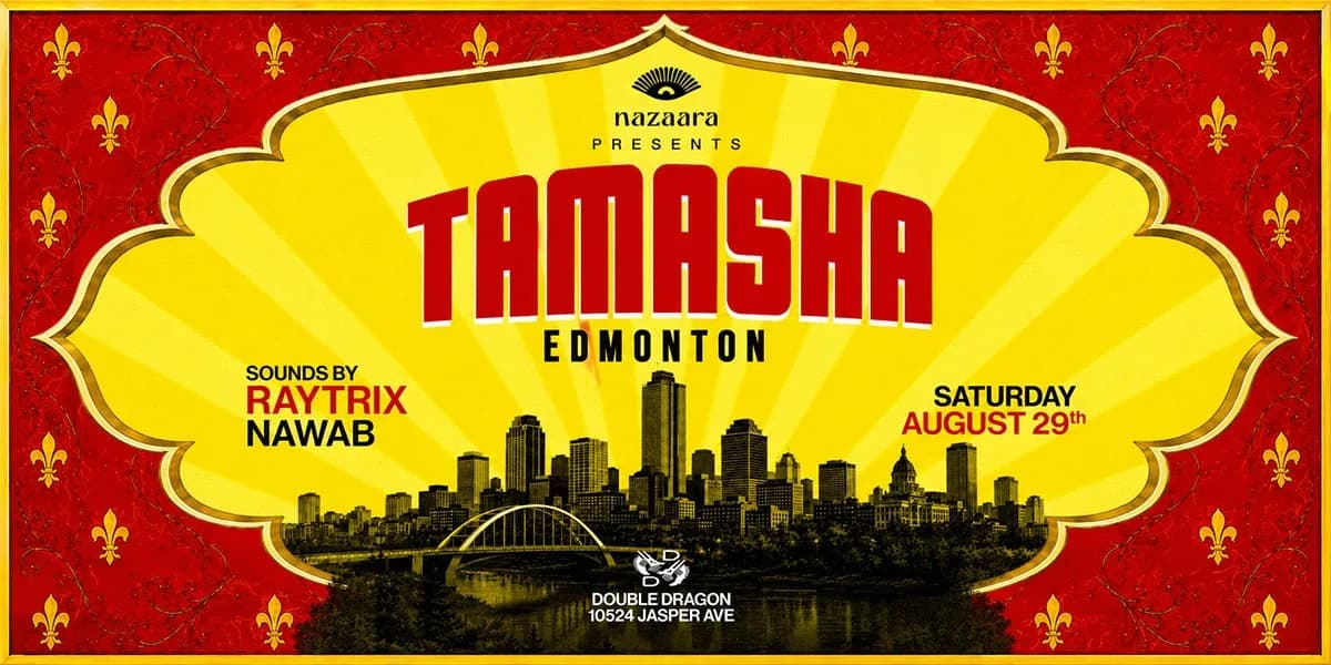 TAMASHA Edmonton event poster