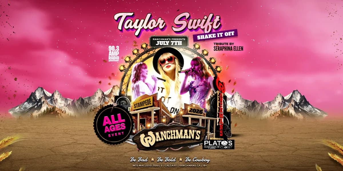 SHAKE IT OFF TRIBUTE event poster