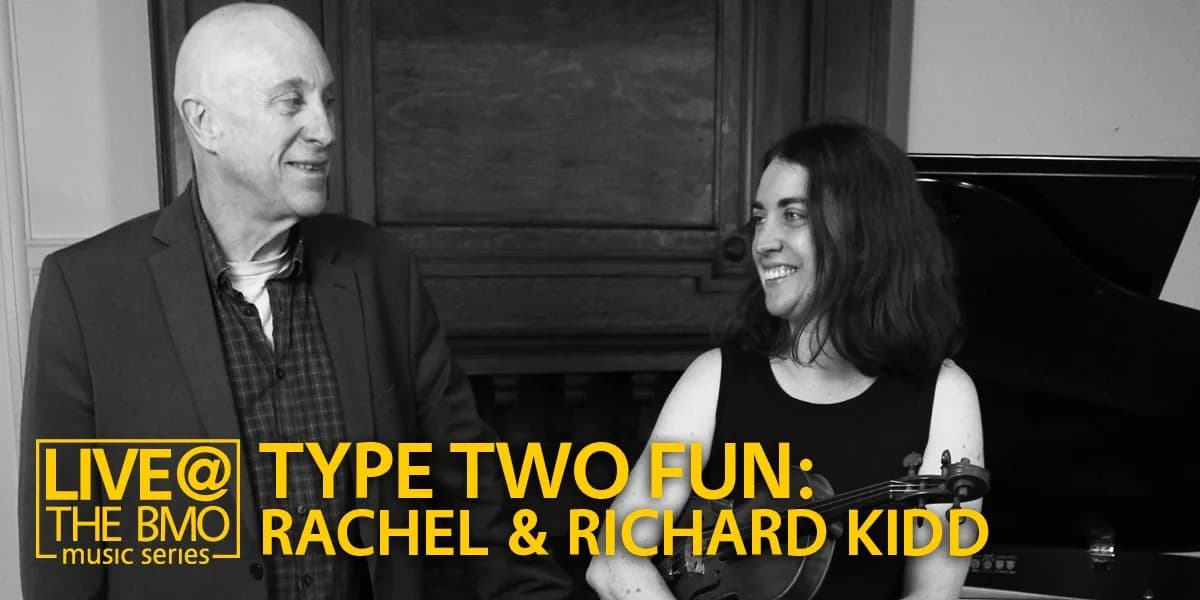 Rachel and Richard Kidd: Type Two Fun event poster