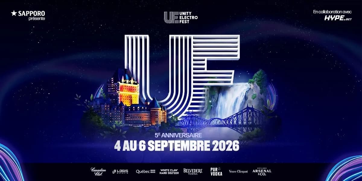 Unity Electro Fest 2026 - Passes 3 jours event poster