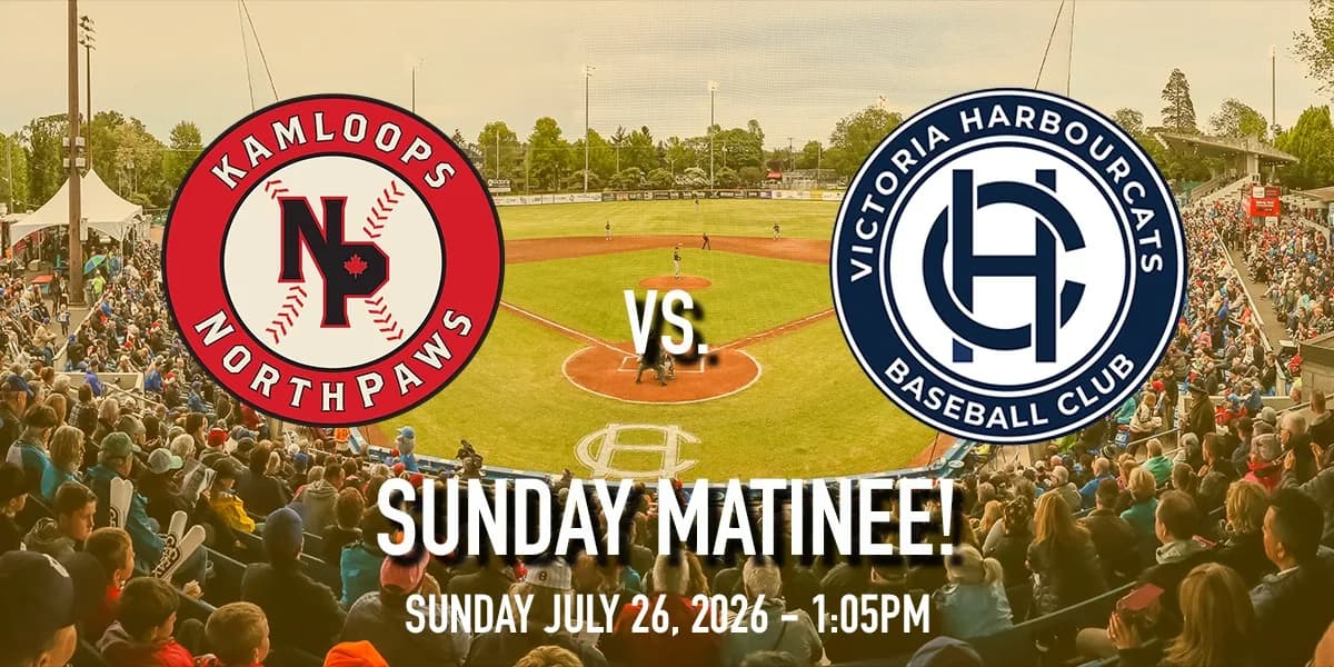 Kamloops NorthPaws vs. Victoria HarbourCats - SUNDAY MATINEE event poster