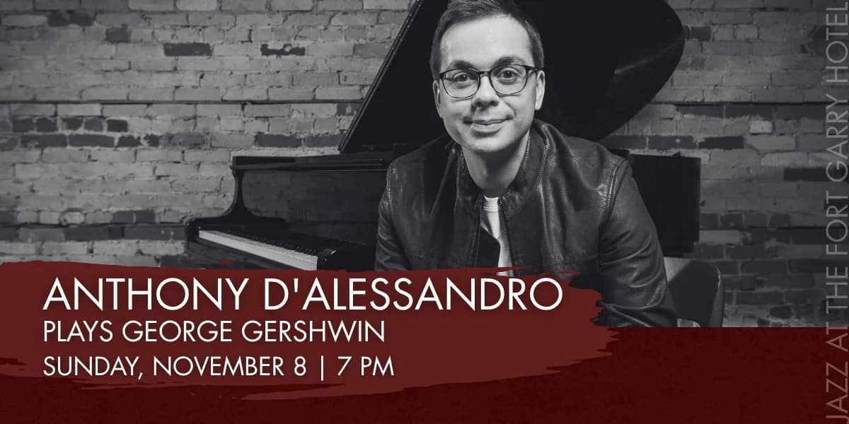 Anthony D’Alessandro Plays George Gershwin event poster