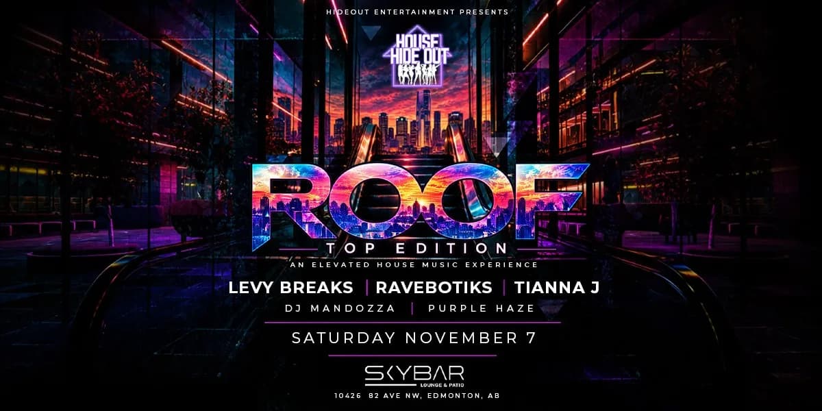 House Hideout: ROOFTOP EDITION event poster