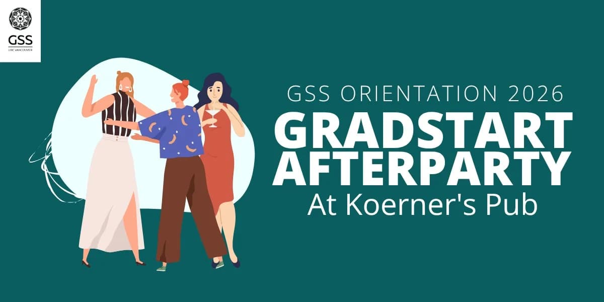 GradStart Afterparty at Koerner's Pub event poster