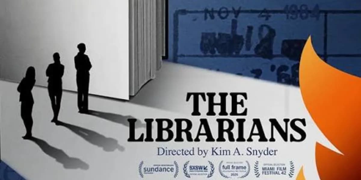 The Librarians @Calgary Justice Film Festival (CJFF) event poster