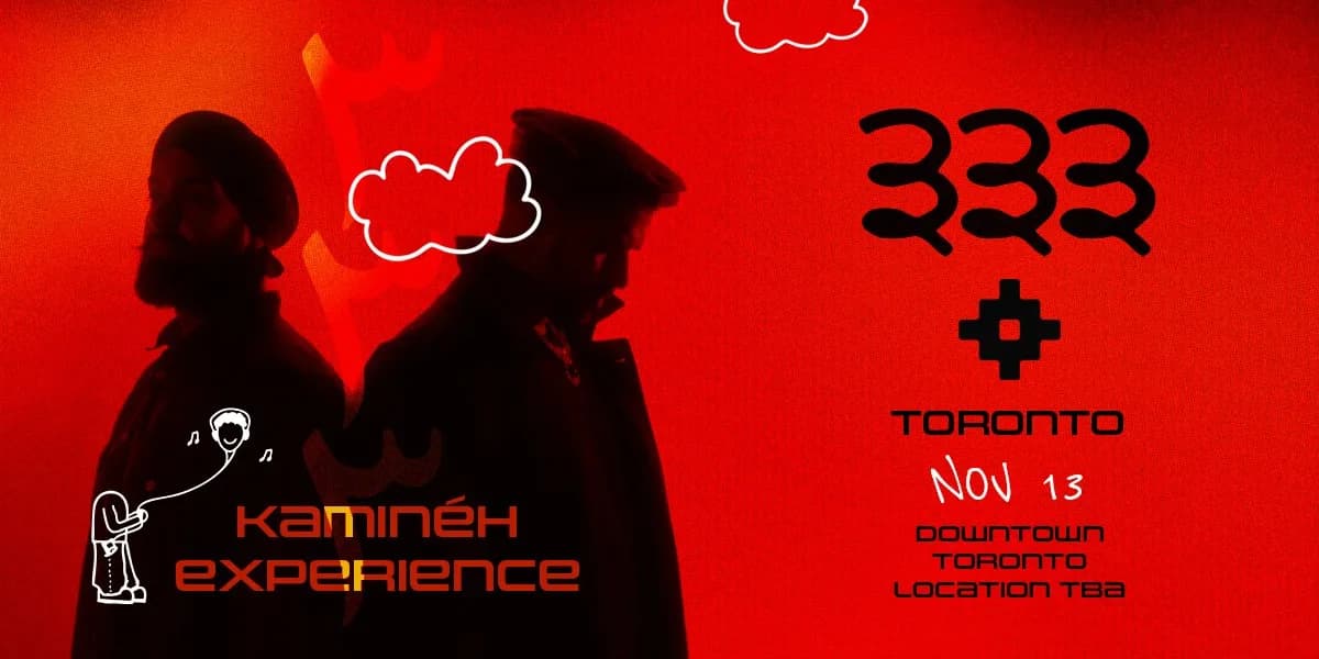 Kaminéh Experience: Toronto event poster