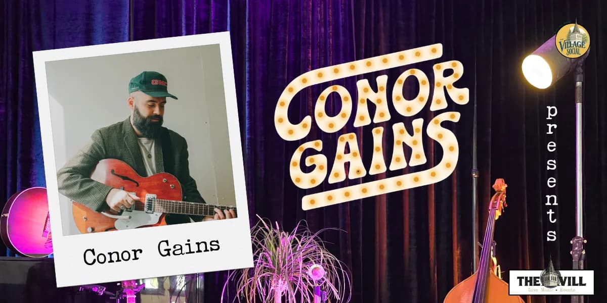 Conor Gains (June 6, 2026) event poster