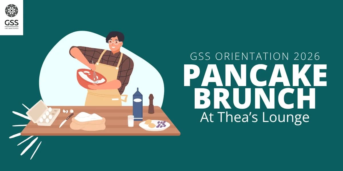 GSS Orientation 2026: Pancake Brunch event poster