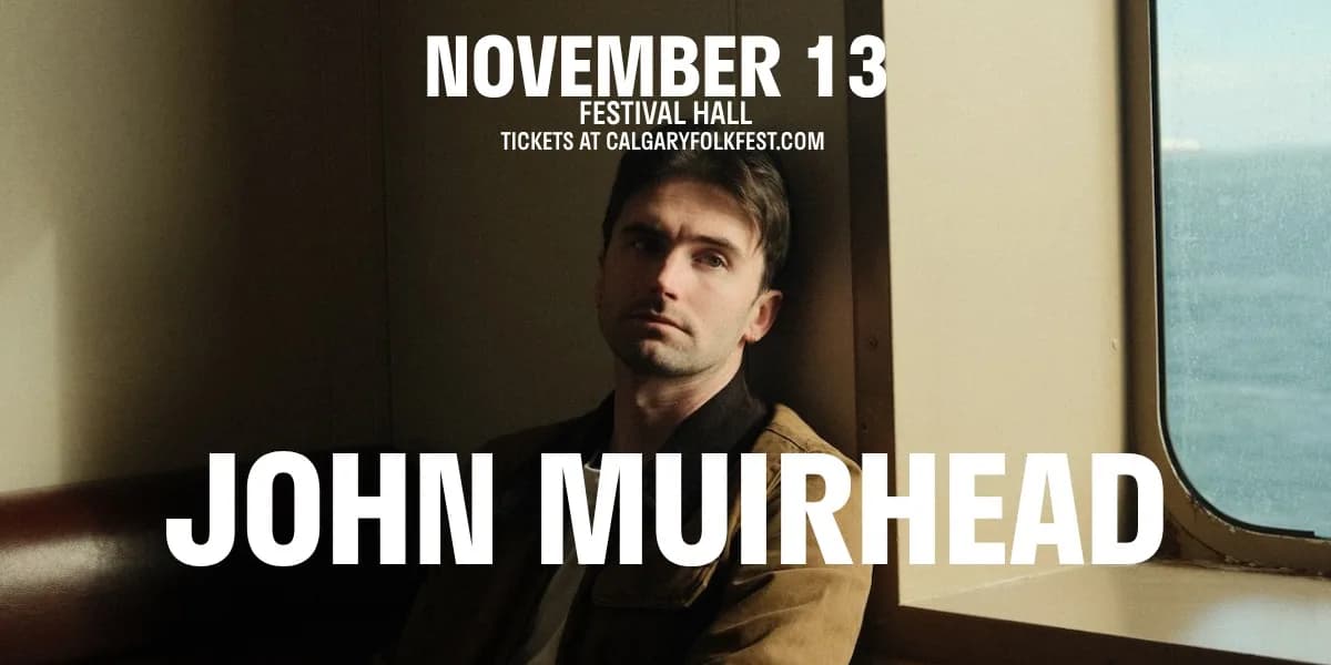 John Muirhead: The Never Ending Road Tour with Sarah Vanderzon event poster